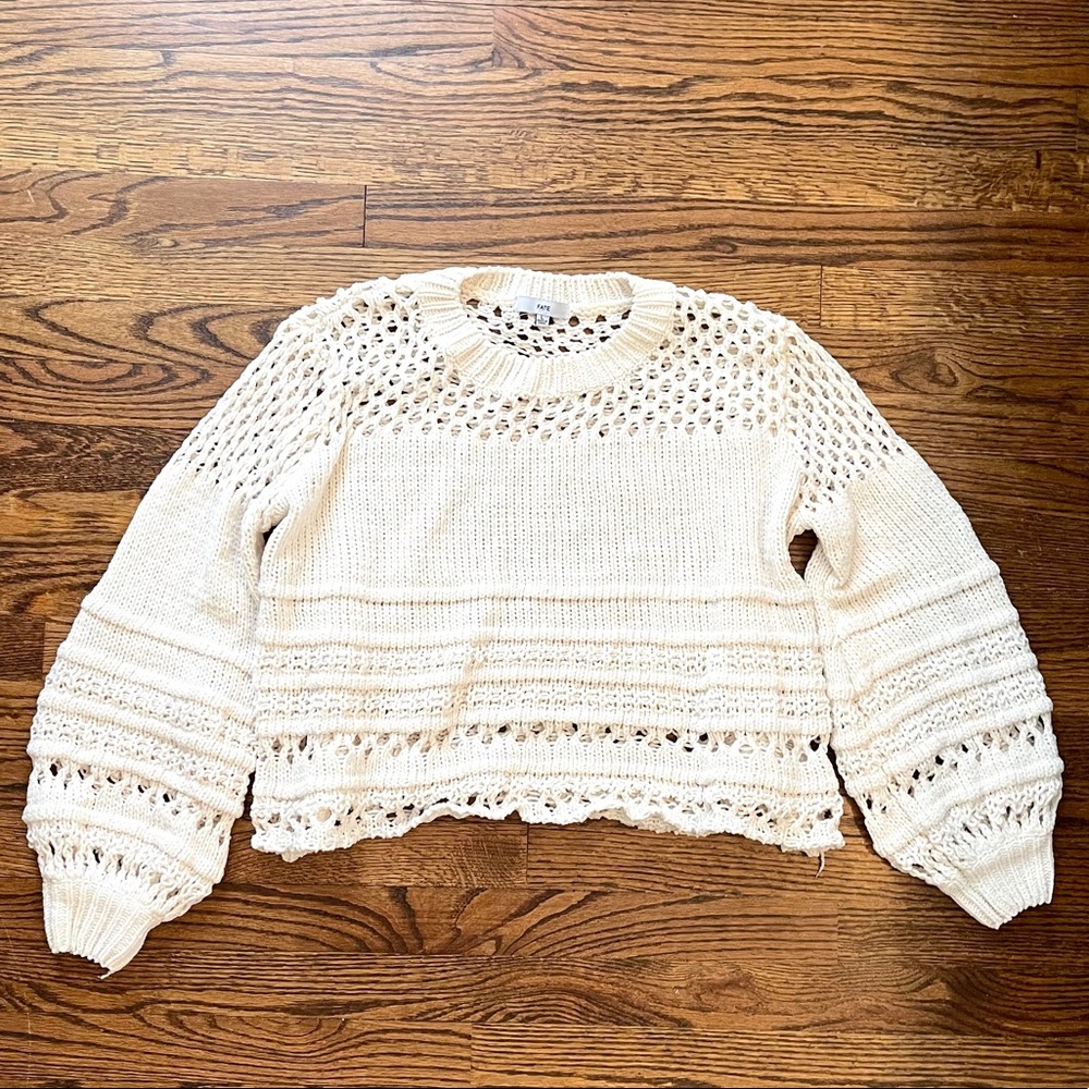 Cropped sweater